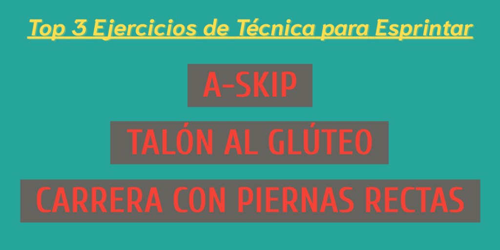 LOS 3 MEJORES EJERCICIOS DE TÉCNICA PARA ESPRINTAR: LA FORMA MÁS SENCILLA DE CORRER MÁS&nbsp;RÁPIDO