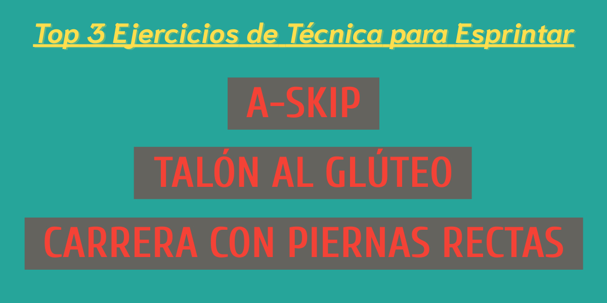 LOS 3 MEJORES EJERCICIOS DE TÉCNICA PARA ESPRINTAR: LA FORMA MÁS SENCILLA DE CORRER MÁS&nbsp;RÁPIDO